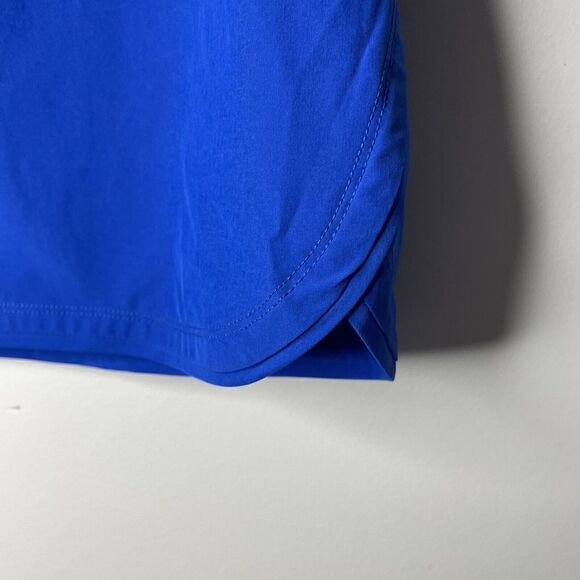 LANDS END Swim Board Skort Womens 2 Electric Blue Skirt NEW Comfort Waist Pocket - Picture 3 of 9